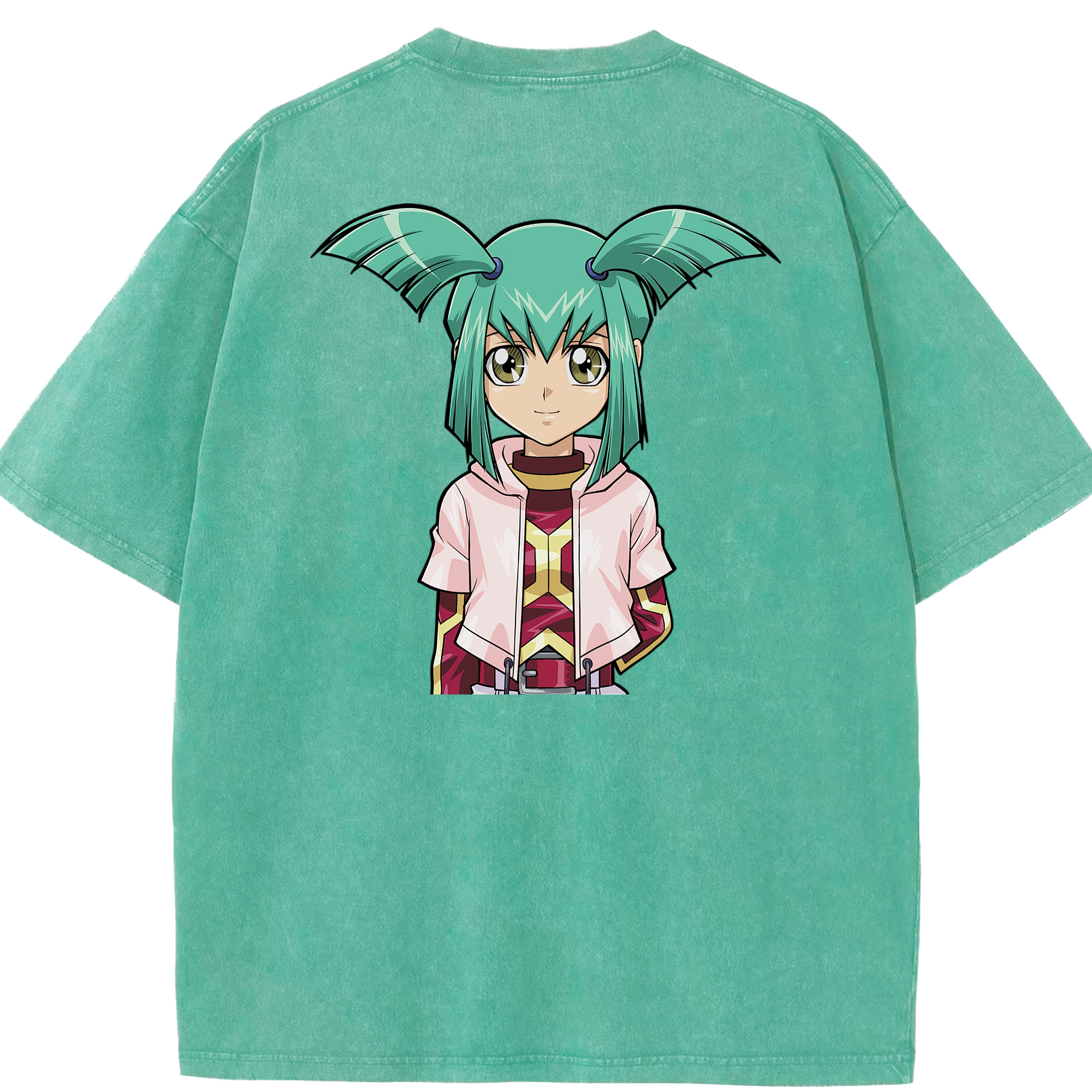（画像用） 遊☆戯☆王 Yu-Gi-Oh! 綿100% ヴィンテージ風 半袖Tシャツ（背面プリント）